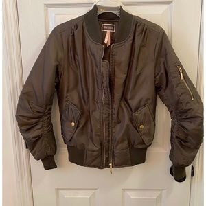 Red Chilli Olive Bomber Jacket